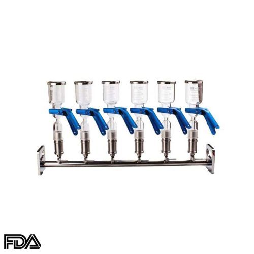 Коллекторы вакуумной фильтрации, стекло, MFA-6GMFA-6PTFE