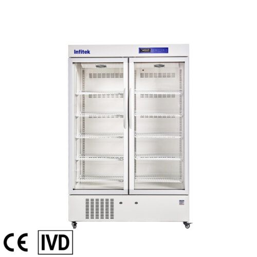 2-8 ℃ Double Door Laboratory Refrigerator, PR5-1000